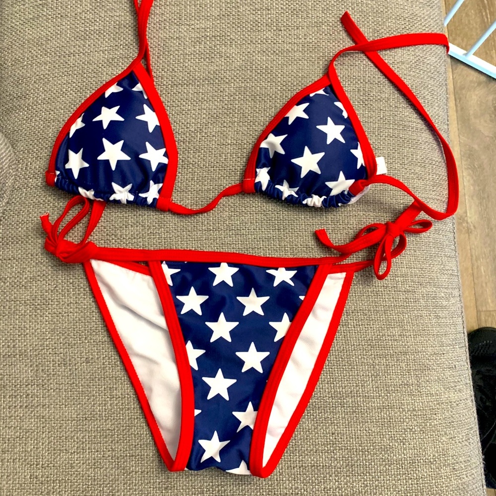 American flag bikini